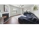 Spacious living room featuring a fireplace and a plush, oversized sectional sofa at 115 Zulabelle Ct, Garner, NC 27529