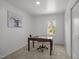 Dedicated home office with a desk, chair, and natural light, ideal for productivity at 120 King Charles Rd, Hillsborough, NC 27278