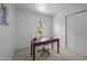 Comfortable home office with a large window, desk, and a simple, efficient setup at 120 King Charles Rd, Hillsborough, NC 27278