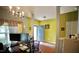 Stylish office space with a bright blue door, a work desk, and natural light, creating a productive atmosphere at 123 Charndon Way, Fuquay Varina, NC 27526