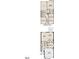 Detailed floorplan showcasing the layout of both the first and second stories at 129 N Keatts Winner Ct, Wilson's Mills, NC 27520