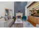 Cozy living room featuring a fireplace, plush seating, and ample natural light at 20 Al Aqua Dr, Durham, NC 27707