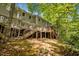 Wonderful shot of the home's backyard featuring wooden decks, great for entertaining at 300 Nc 54 # E3, Carrboro, NC 27510