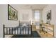 Bedroom with a large window and a desk at 307 Burke St, Dunn, NC 28334