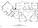 Floor plan showcasing the layout of the second level at 3203 Cameron Dr, Henderson, NC 27536