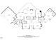 Floor plan showcasing the layout of the first level at 3203 Cameron Dr, Henderson, NC 27536