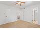 Spacious bedroom with neutral carpet, and a large closet for storage at 3605 Moonlight Dr, Chapel Hill, NC 27516