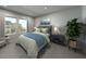 Inviting bedroom with a comfortable bed, natural light, and stylish bedside tables at 3709 Rosebush Dr, Zebulon, NC 27597