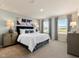 Spacious main bedroom boasts neutral tones, plush carpet, and plentiful natural light from multiple windows at 3711 Rosebush Dr, Zebulon, NC 27597