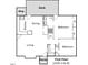 Detailed floor plan of the home layout with deck and porch at 500 W Woodcroft Pkwy # 17C, Durham, NC 27713