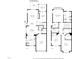This detailed floorplan showcases the layout of a two-story home, with dimensions noted for each room at 5901 Chivalry Ct, Raleigh, NC 27612