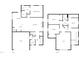 Detailed floor plan showcasing the layout of the home's two floors at 6245 Reagan Ln, Wake Forest, NC 27587
