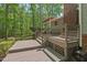 Spacious deck area with multiple levels, perfect for outdoor entertaining and relaxation at 6614 Chantilley Place, Bahama, NC 27503