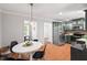 Eat-in kitchen with stainless appliances, great countertops, and ample storage at 6614 Chantilley Place, Bahama, NC 27503