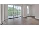 A view from the balcony overlooking wooded area at 1012 Manor Way, Durham, NC 27701