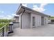 Spacious rooftop deck provides ample outdoor living space and potential for entertaining with a bright exterior at 1012 Manor Way, Durham, NC 27701