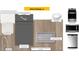 Package 13 features kitchen and bathroom cabinets, lighting, flooring, appliances, and hardware at 10542 Brookside Reserve St, Raleigh, NC 27614