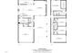 Floor plan showing the layout of the first and second floor of the home including room dimensions at 1101 Norris St, Raleigh, NC 27604