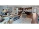 Bright and airy living room with open layout and seamless flow to the kitchen at 1104 Covered Bridge Trl, Chapel Hill, NC 27517