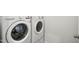 Laundry room featuring a white washer and dryer set at 1316 London Meadow Way, Fuquay Varina, NC 27526