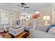 Comfortable living room showcasing hardwood floors and easy access to the kitchen area at 192 Crestdale Dr, Clayton, NC 27520