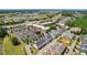 Aerial view of neighborhood with nearby shopping and Rex Hospital at 2027 Hayes Ln, Holly Springs, NC 27540