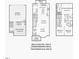 Detailed floor plan showcasing the layout of the home, including bedrooms, living spaces, and garage at 2027 Hayes Ln, Holly Springs, NC 27540