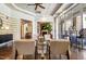 Inviting lobby area with comfortable seating, fireplace, and views of the surrounding area at 2027 Hayes Ln, Holly Springs, NC 27540