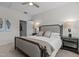 Serene bedroom showcasing a plush bed, soft lighting, and peaceful ambiance at 212 Allister Dr, Raleigh, NC 27609