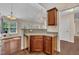 Open kitchen with stainless steel appliances and breakfast nook at 215 Oxfordshire Dr, Fuquay Varina, NC 27526