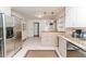 Spacious kitchen with stainless steel appliances and eat-in bar area at 2307 Piedmont Dr, Sanford, NC 27330