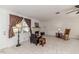 Spacious living room with a fireplace and classic decor at 2307 Piedmont Dr, Sanford, NC 27330