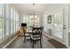 Cozy breakfast nook filled with natural light boasts a round table and comfortable seating at 2545 Churchill Dr, Burlington, NC 27215