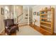 Inviting living area with hardwood floors, a staircase and classic furnishings at 2545 Churchill Dr, Burlington, NC 27215
