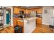 Well-equipped kitchen featuring granite countertops and stainless steel appliances at 305 Freeman St, Raleigh, NC 27601
