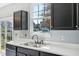 Kitchen sink beneath a window with views to the outdoors at 3604 Rivermist Dr, Raleigh, NC 27610