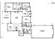 First-floor floor plan features a spacious kitchen, Gathering room, office, dining area, and three-car garage at 3608 Cobbler Vw Way, Fuquay Varina, NC 27526