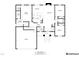 Detailed floor plan of a home featuring the layout of rooms and dimensions at 395 Carolina Landing Dr, Zebulon, NC 27597