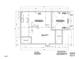 Detailed foundation diagram showcasing dimensions, plumbing, and concrete slab layout at 411 E First St, Kenly, NC 27542