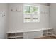 Mudroom with bench seating and storage cubbies, perfect for organization at 419 E East Hinton St, Clayton, NC 27520