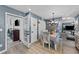 Bright dining area showcases elegant decor and seamlessly connects to other living spaces at 508 2Nd Street St, Apex, NC 27502
