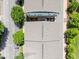 Aerial view of townhome roofs and surrounding street at 511 N Person St # 101, Raleigh, NC 27604