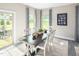 Cozy dining area with stylish decor and natural light, perfect for enjoying meals with Gathering at 533 Freedom Trail Dr, Willow Springs, NC 27592