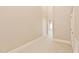 Hallway with carpet and white trim at 5605 Cary Glen Blvd, Cary, NC 27519