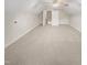 Open attic space with white walls and ceilings at 62 Sailfish Ct, Clayton, NC 27520