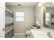 Updated bathroom with a shower and tub combination and tile flooring at 732 Westview Ct, Nashville, NC 27856