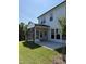 This home boasts a screened porch and a concrete patio perfect for outdoor entertaining and relaxation at 755 Bachelor Gulch Way, Apex, NC 27523