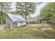 Backyard featuring garden beds and privacy fence at 918 Orient St, Durham, NC 27701
