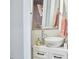 Modern bathroom vanity with vessel sink, stylish faucet, and minimalist decor at 918 Orient St, Durham, NC 27701