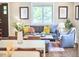 Cozy living room with hardwood floors, bright windows, and plenty of natural light at 918 Orient St, Durham, NC 27701